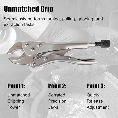 SGT Locking Pliers Slide Hammer Set,9.8 in Locking Pliers 2 lb Slide Hammer with Quick Release Swivel Connector,Vise Grip Slide Hammer kit for Nail Bolt Pin Seal CV Axle Removal in Saudi Arabia