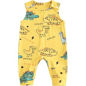 Baby Boy Overalls Dinosaur Baby Romper Jumpsuit Baby Boy One Piece Outfits Infant Baby Summer Clothes