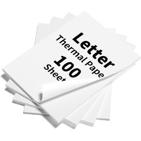 Phomemo A4 Thermal Paper-White Quick-Dry Printer Paper, Multipurpose A4 Thermal Paper Compatible for Phomemo M08F, M832, M833 Portable Thermal Printer, 8.27"x11.69"(210mm*297mm), 200 Sheets