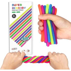 Sensory Toys for Kids,Fidget Stretchy Strings for Stress, Anxiety , Sensory Toys Special Needs for Autistic ADHD Autism Children Toddlers Boys Girls,Halloween Christmas Party Favor 12 Pack