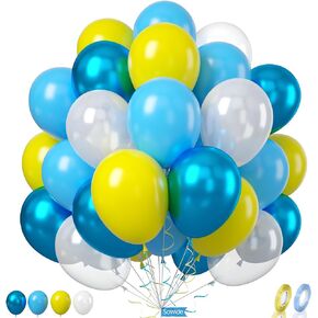 Magic Show Themed Balloons, 60pcs 12 Inch Green Pink Yellow Black Birthday Balloons for Kids Girl Witch Themed Musical Theatre Theme Birthday Party Decorations Baby Shower Graduation Supplies