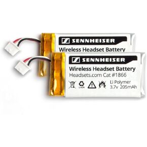 بطارية Sennheiser بديلة قابلة لإعادة الشحن لسماعات الرأس اللاسلكية OfficeRunner DW Office DW Pro1 DW Pro2 SD Office SD Pro1 SD Pro2 MB Pro series Li Polymer 205mAh (عبوتان)