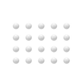 uxcell 6mm POM Coin Ring Making Balls, Plastic Bearing Ball 50pcs
