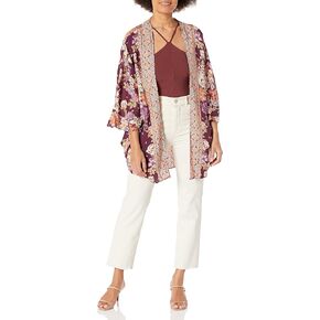 Angie Women's Floral Kimono