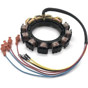 Stator For Mercury 174-5456 Outboard 150 Black Max XR2,90,115,175,200 HP 398-5454A2 5454A6 9-Amp 6 Cylinder 2 Stroke 1976-1989