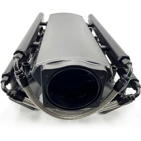 LS3 L92 102mm Fabricated Intake Manifold w/MAP Sensor Provision dual fuel rail (Black)