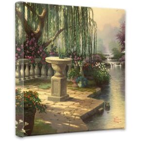 Thomas Kinkade Hour of Prayer 14 x 14 Gallery Wrapped Canvas