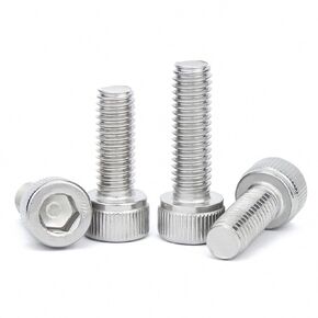 M4 Socket Head Screw, 100Pcs M4-0.7x12mm Socket Head Cap Screws and Bolts,304 Stainless Steel,Machine Bolts,Full Thread,Allen Socket Drive,Bright Finish,Quantity 100 (M4x12mm)