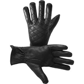 Driver Gloves - Genuine Cowhide Leather Gloves Touch Screen Gloves Winter Warm Gloves for Driving Cycling Motorcycling
