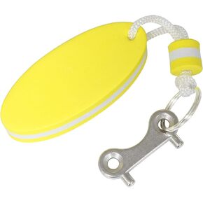 Boat Deck Fill Plate Key 316 Stainless Steel Marine Yacht Tank Water Hatch Cover Spare Key Replacement Board Switch Tool with EVA Keychain Hanger -1 Set