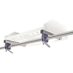 Magma Mount, Dual Extended Horizontal Round Rail, 1", "DM" Dual Mount Tables / Gourmet Series Grills