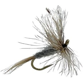 Adams Dry Fly Pattern, Famous Attractor Pattern, Fly Fishing Hand Tied Flies for Trout and Other Freshwater Fish, 4 Size Assortment 12, 14, 16, 18 (3 of Each Size)