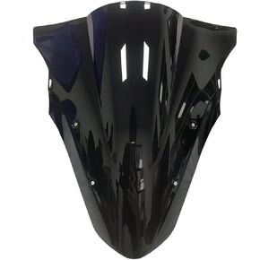 Motorcycle Black ABS Windscreen Windshield Double Bubble for Kawasaki Ninja 650 ER-6F 2012-2016