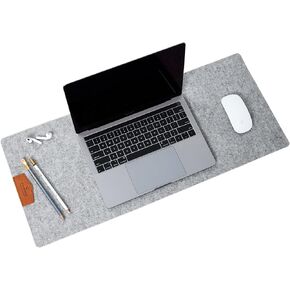 Wool Felt Desk Pad 12x28 inch. (30x70 cm.) Large Desk Mat Felt Mouse Keyboard Desk Mat for Desktop, Computer Desk Mat Natural Merino Wool Felt, Water, Soil, Lining resistant. Minimalistic sleek design