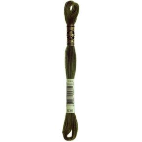 Dmc 6-Strand Embroidery Cotton 8.7yd-Very Dark Avocado Green