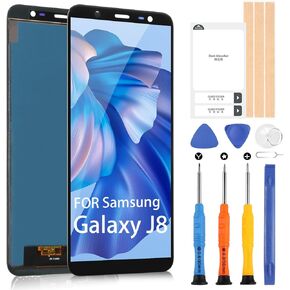 LCD Display for Samsung Galaxy J8 2018 J810 2018 J810M J810F J810G J810Y J810GF Screen Replacement 6.0 inch Touch Screen Digitizer Full Assembly with Repair Tools
