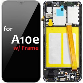 for A10e LCD Screen Replacement Touch Digitizer Display with Frame for Samsung Galaxy A10e 2019 A102 SM-A102U SM-S102DL SM-A102U1 SM-A102W 5.83"(Black with Frame)