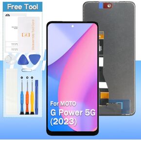 Screen Replacement for Motorola Moto G Power 5G 2023 XT2311 6.5“ LCD Display Touch Digitizer Assembly with Tools