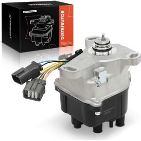 A-Premium Ignition Distributor with Cap and Rotor Compatible with Honda Prelude 1993 1994 1995 1996 2.2L