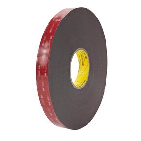 3M VHB Tape 5952 Double-Sided Acrylic Foam Tape - Heavy Duty, Industrial Mounting Tape - 1/2 inch width x 36 yards length, 45 mil thick, 18 rolls/case - Black