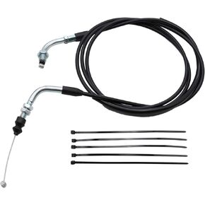 GY6 torsion handle throttle cable ATV throttle cable Accelerator cable Throttle torque cable, Applicable to 49cc-150cc QMB139 157QMJ moped(Cable:77.95 in)