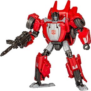 Transformers Toys Studio Series Deluxe War for Cybertron 07 Gamer Edition Sideswipe, 4.5-inch Converting Action Figure, 8+