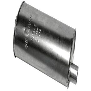 Walker Quiet-Flow SS 21336 Direct Fit Exhaust Muffler 2.5" Inlet (ID) 2.5" Outlet (ID) for Jeep Wrangler