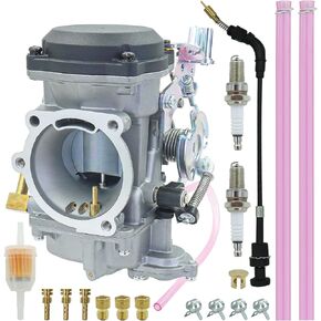CV40 Carburetor Replaces for Harley-Davidson CV40 Road King Super Glide 27421-99 27465-04 27490-04 Fits for Sportster XLH1200 XLH883 Dyna & FXR Touring Heritage Softail Low Rider Models