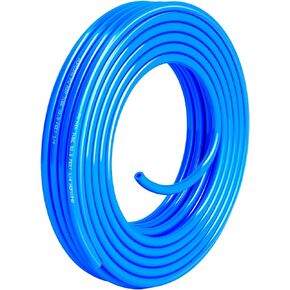 3/8" OD Air Hose,TPU Hose,Flexible Elastomers Pneumatic Air Tubing,10 Meters 32.8 Feet for Air Brake Pipe Suspension or Fluid Delivery（10mm OD/Blue）