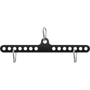 Double to Single Adaptor Plate LAT T Bar Row Pull Up Down Accessories Tricep Rope Cable Crossover Machine Attachments Workout Weight Spreader Bar Pulley System Landmine D Handles for Home Gym