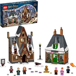 لعبة البناء LEGO Harry Potter Hogsmeade Village Visit 76388، مجموعة الذكرى العشرين مع شخصية صغيرة من Golden Ron Weasley قابلة للتجميع، هدية عيد ميلاد لفكرة للأطفال والفتيات والأولاد من سن 8 سنوات فما فوق