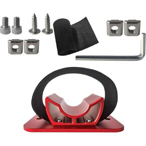Bicycle Rear Wheel Holder, Rear Wheel Rack Mount, Road Bike Tire Bracket Holder Carrier Fits Mountain Bikes, Road Bicycles, EBikes, for Truck/Trailer/Bikes, Red