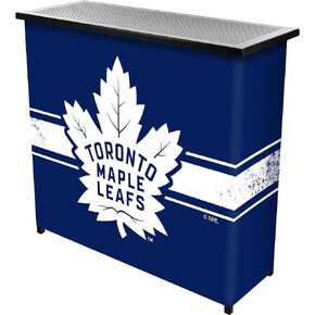 Trademark Gameroom NHL Toronto Maple Leafs Portable Bar with Case