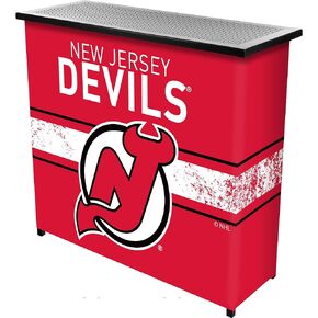 Trademark Gameroom NHL New Jersey Devils Portable Bar with Case