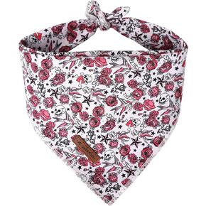 MR. CHUBBYFACE Blue Beer Dog Bandanas Reversible Triangle Bibs Scarf Accessories for Dogs Cats Pets