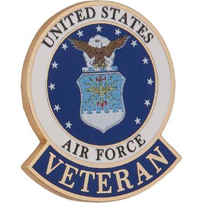 United States Air Force USAF Veteran and Retired Logo Seal Lapel Pin