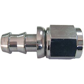 PL10-10FJNP Anodized Push-On Hose Fittings, Straight, 10", Nickel Polished