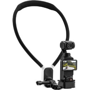 Pocket 3 Magnetic Neck Mount for DJI OSMO Pocket 3,Chest Mount POV/Vlog Video Selfie Stand Hand Free Neck Holder for GoPro Hero12/11/10/9,Camera Accessory