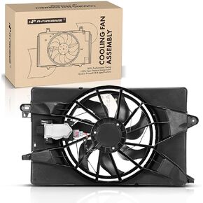 A-Premium Engine Radiator Cooling Fan Assembly Compatible with Select Jeep & Chrysler Models - Cherokee 2014-2020, 200 2015-2017 - Replace# 68197298AB