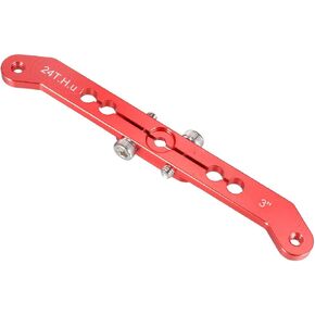 uxcell Aluminum Servo Arms Double Arm 24T 4-40# Thread Red, for 3 Inch