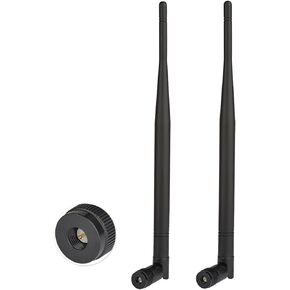 Superbat 4G LTE Cellular Trail Camera Antenna 4dBi SMA Male Antenna Omni-Directional for Spypoint Cuddeback Trail Camera Stealth Cam Tactacam Hotspot Router Security Camera etc.2pcs