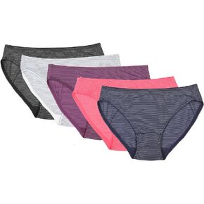 #855 - Pack of 4 - Women's Low-Cut Bikini Brief Panties Silky Soft and Comfort Underwear
