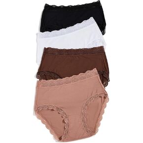 Stripe & Stare Women's High Rise Knickers Four Pack