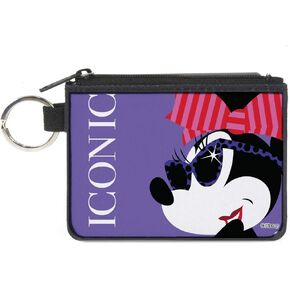 Buckle-Down Women's Standard Canvas Coin Purse Minnie Mouse, 4.25" x 3.25"