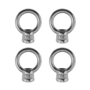 US STAINLESS 4 Pieces Stainless Steel 316 Lifting Eye Nut M8 Marine Grade 8mm