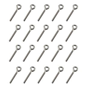 2Pcs Stainless Steel M16 Eye Bolt Long Shank Threaded Rod Ringbolt Closed Ring Eyelet Bolt