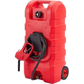 علبة وقود سعة 15 جالون، خزان غاز محمول مع مضخة سيفون لنقل السوائل وخرطوم طويل 10 أقدام، علبة بنزين خزان وقود الديزل مع فوهة نقل يدوية، 7.5 لتر/دقيقة، أحمر عيد الميلاد in Kuwait