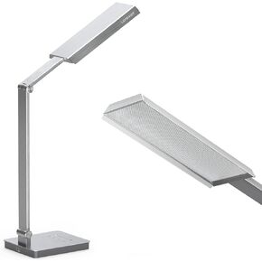 LEPOWER Bright LED Desk Lamp - 900LM 24W Touch Control Desk Light with Dual USB Charging Ports, Eye-Caring Table Light with 50 Dimmable Lighting Modes & 3 Modes Timer for Home, Office, Study, Dorm