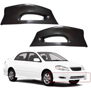 Front Bumper Lip Spoiler Chin Splitters Black Replacement for Toyota Corolla 2005 2006 2007 2008