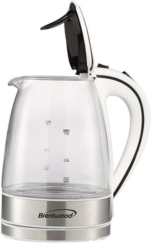 برينتوود 1.7 لتر kt-1900 واط غلاية شاي كهربائية من الزجاج الملكي in Kuwait